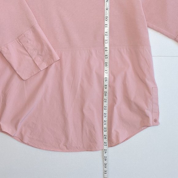 COS Sweatshirt With Shirt Hem Pink Blouse - Picture 11 of 14